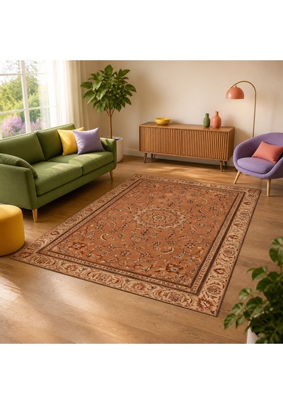 Kartela Halı Suma Halı Jüt Taban Dokuma Halı Bakır - 60 X 90 Cm