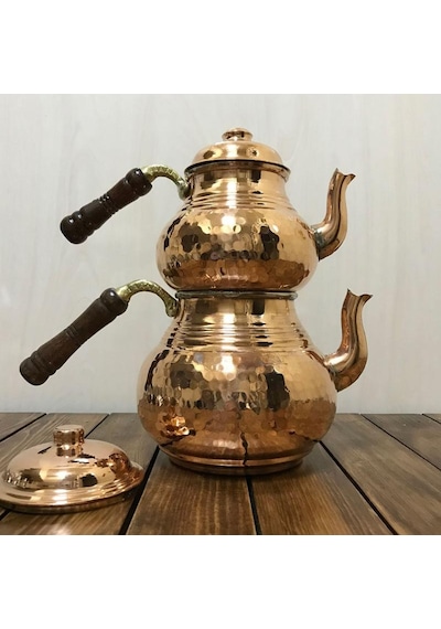 Dövme Bakır Çaydanlık Orta Boy, B1505160 Bakır