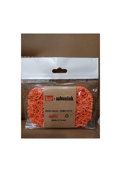 Buççin Online Mağaza Sabunluk, Sabun Altlığı, Pvc Sabun Altlığı, 7cm. 11 Cm. Plastik Turuncu Çok Renkli