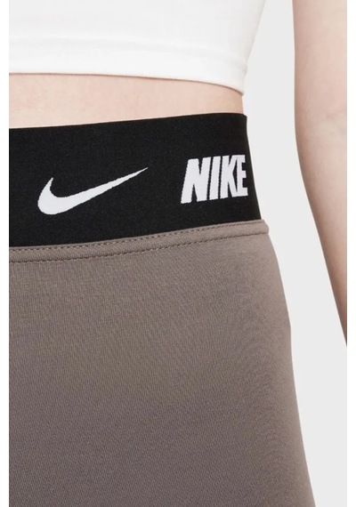 Nike Sportswear Club Kadın Kahverengi Tayt Pamuk Polyester Kahverengi