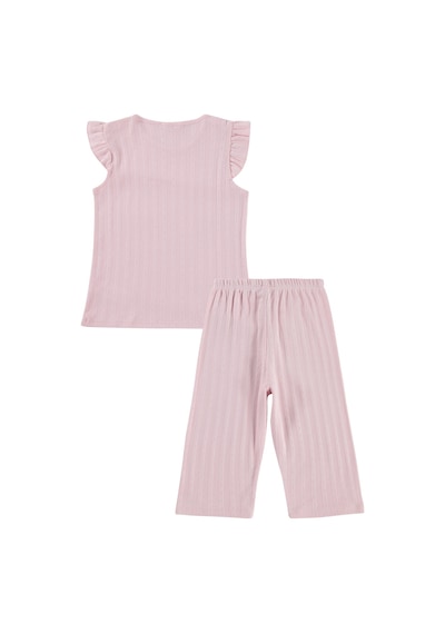 Civil Girls Kaprili 6-9 Yaş Pijama Takımı - Pembe