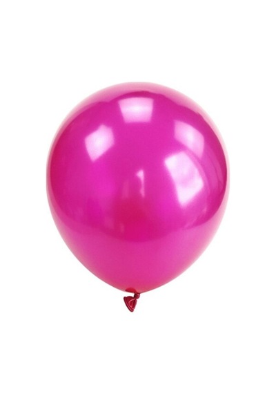 Fuşya 10 Adet Metalik Helyum Uyumlu Fuşya Balon+fuşya Parlak B