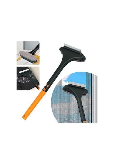Mucit Home Sineklik Temizleme Yıkama Mopu -cam Temizleme -tüy Toplama Aleti Sarı
