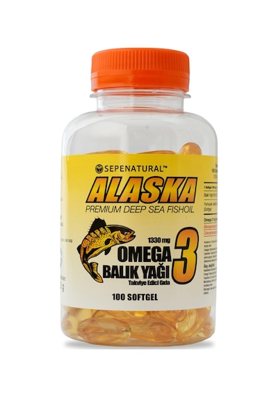 Sepe Natural Omega 3 Fish Oil Balık Yağı 100 Softgel Kapsül x 1330 Mg