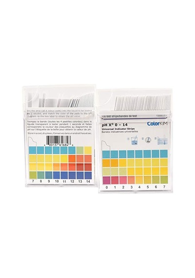 Yerli Ph Test Kağıtları / Test Kağıdı / Ph Metre / Ph 0-14 Ölçer Kutu İçerisinde 100 Adet Ölçüm Çubuğu