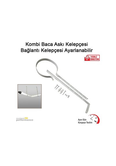 Kombi Baca Askı Kelepçesi Bağlantı Kelepçesi Ayarlanabilir