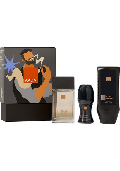 Avon Black Suede Erkek Parfüm Seti