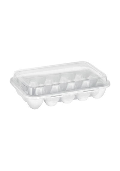 15'li Egg Box Kilit Kapaklı Yumurtalık & Yumurta Kutusu Plastik Çok Renkli Diğer