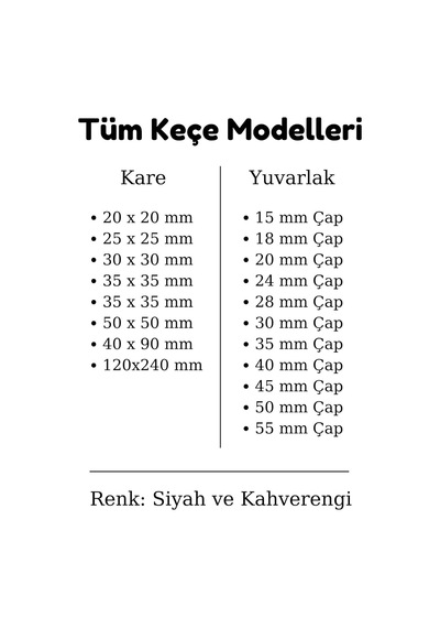 Lexroo Kahverengi 8 Adet Yapışkanlı Sandalye, Masa, Koltuk Altı Parke Koruma Keçesi, Yuvarlak