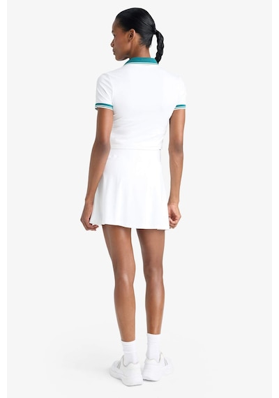 DeFactoFit Standart Fit Pileli İçi Taytlı Mini Tenis Eteği D9317AX25SPWT34 Beyaz