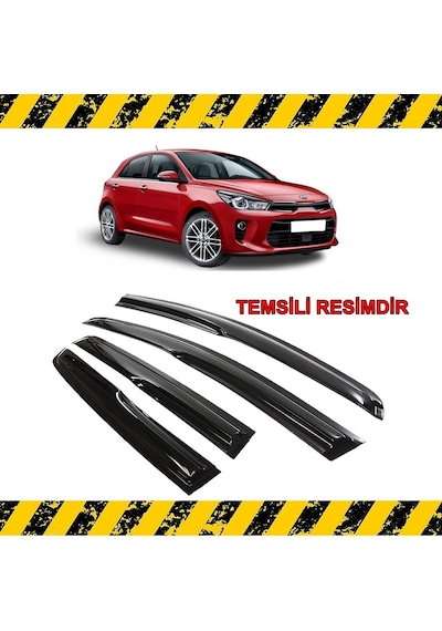 Kia Rio Hb Mügen Cam Rüzgarlığı 2016 Sonrası 4 Lü Set N11.1322