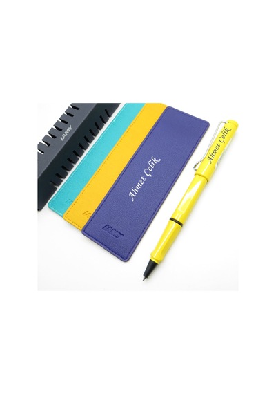 Lamy Safari Roller Kalem Parlak Sarı + Kalem Kilifi Lamy  Kalem