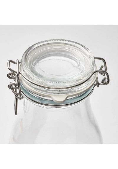 Ikea Korken Gıda Kavanozu 1000 Ml 23 Cm Şeffaf