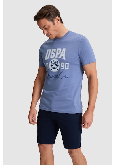 U.s. Polo Assn. Erkek İndigo Tişört 50327174-vr028 U.s. Polo Assn. Erkek İndigo Tişört 50327174-vr028