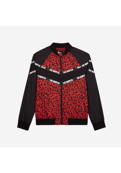 The Kooples Erkek Renk Bloklu Baskılı Siyah Ceket