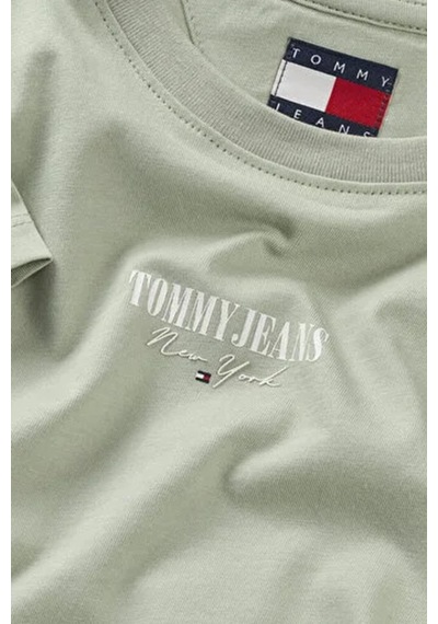 Tommy Jeans Tjw Slım Essentıal Logo2 Tee Ext Yeşil