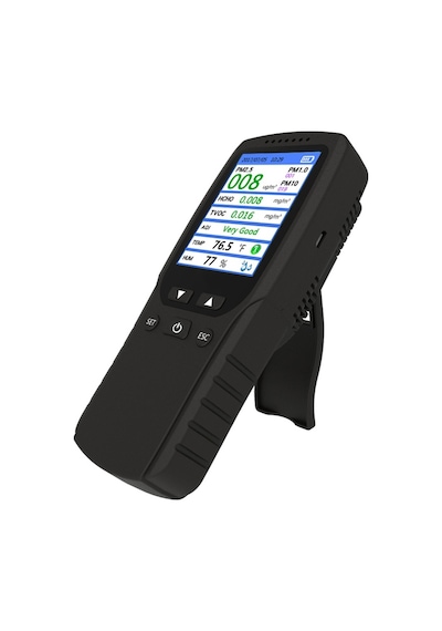 Oem Dm106a Çoklu Gaz Analiz Cihazı Tvoc Hcho Aqı Pm1.0 Pm10 Hum