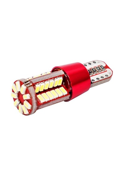 T10 Led Dipsiz W5W Canbus 57 Ledli Beyaz Park Plaka Ampül 2 Adet