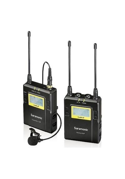 Saramonic Uwmic9 Tx9 Rx9 1 Alıcı 1 Verici Kablosuz Yaka Mikro