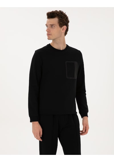 Pierre Cardin Erkek Siyah Sweatshirt 50317658-vr046 Siyah