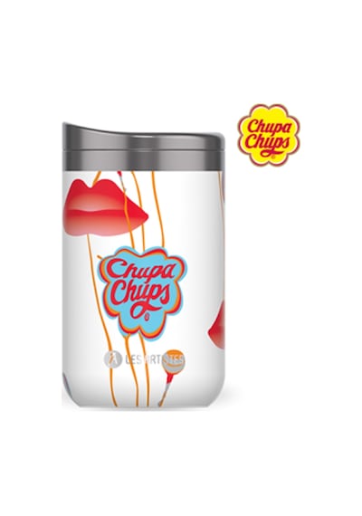 Les Artistes Paris Isı Yalıtımlı Çelik Termos Mug 350ml Chupa Kiss Çok Renkli
