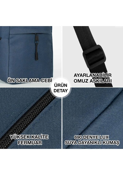 Hayko Cepkin Crew Lacivert Omuz Çantası