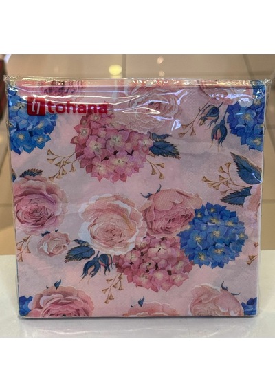 Tohana Flower 20li Kağıt Peçete Açık Pembe