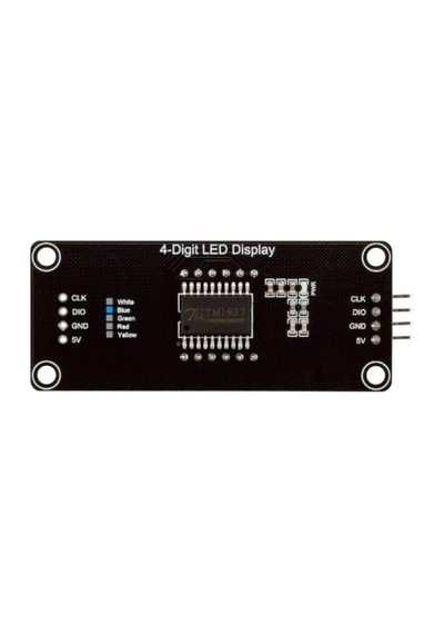 Tm1637 4 Digit Led Display Saat Modülü - Mavi