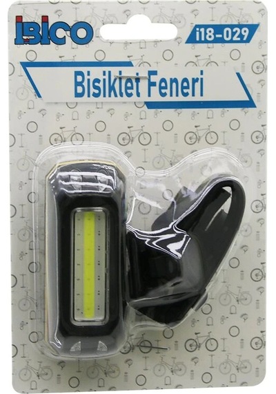 Bisiklet Feneri Pilli 4 Fonksiyonlu Renkli - Beyaz - 2 Sitil Sinyalli Işık Çok Renkli