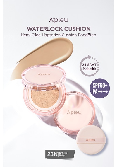 24 Saat Kalıcı Esans İçeren Nemlendirici Cushion A'pıeu Waterlock Cushion 23n Spf50+/pa++++ 23 72902751