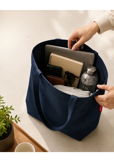 Baghashtag Mellow 340 Violet Tote Bez Çanta Mor