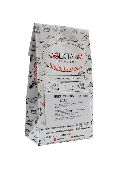 Sağlık Tarım Ürünleri Sarı Bezelye Unu 1 KG