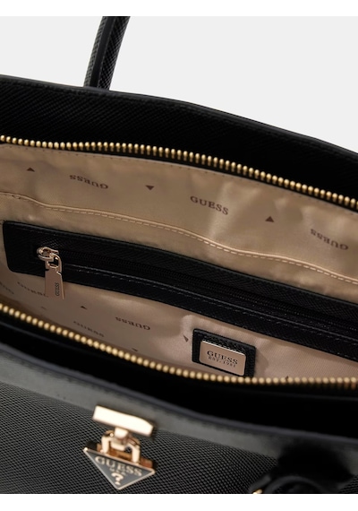 Guess Patsie Logo Kadın El Çantası Hwzg9919060 Siyah