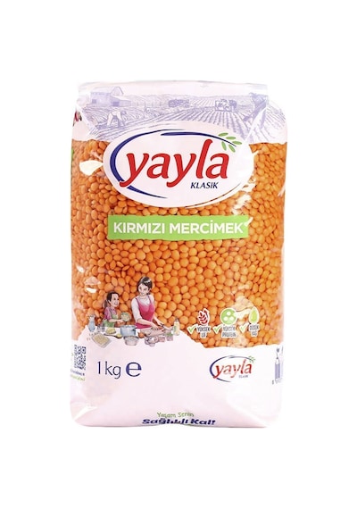 Yayla Kırmızı Mercimek 1 KG
