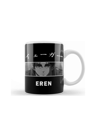 Eren Yeager Shingeki No Kyojin Eren Yeager Attack On Titan Kupa Bardak Porselen Karışık