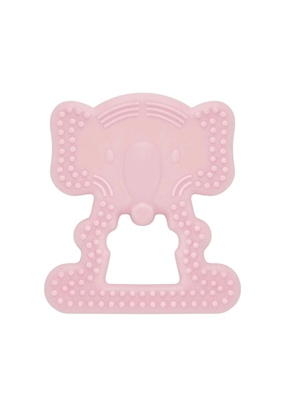 Babyjem Yumuşak Diş Kaşıyıcı Fil Pembe