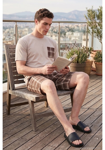 Buratti Erkek Pijama Takımı 6572021 Bej
