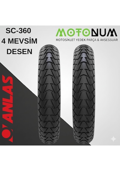Kuba Chıa125 Ön Ve Arka Lastik Takımı -sc360-4 Mevsim- Lstk00215