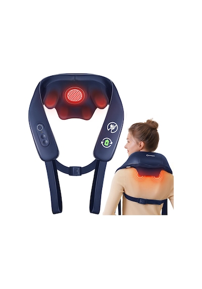 Knqze Shiatsu Masaj Aleti 4d, 2026 Isı İle Kablosuz Boyun Masajı, Geliştirilmiş Grafen Isıtma, Boyun, Omuz, Sırt İçin 4d Shiatsu Derin Yoğurma Boyun Masajı, Kadınlar İçin Hediyeler, Mavi Knqze Shiatsu Masaj Aleti 4d, 2026 Isı İle Kablosuz Boyun Masajı, Geliştirilmiş Grafen Isıtma, Boyun, Omuz, Sırt İçin 4d Shiatsu Derin Yoğurma Boyun Masajı, Kadınlar İçin Hediyeler, Mavi