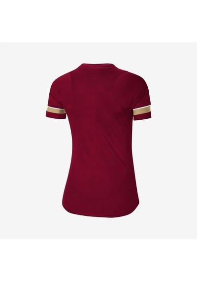 Nike W Academy 21 Training Top Kadın Antrenman Tişörtü Cv2627-677 Bordo