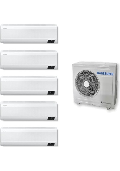 Samsung 1 Dış + 5 İç Ünite (9+9+12+12+18) Duvar Tipi Multi Inverter Klima