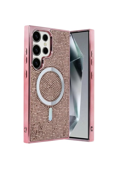 Samsung Galaxy Uyumlu S23 Ultra Helen Magsafe Kapak - Pembe Bzsxx00 1