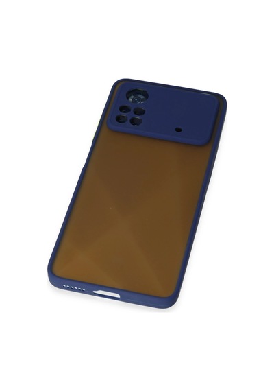 Cosmotex Newface Xiaomi Poco X4 Pro 5g Kılıf Montreal Silikon Kapak - Lacivert