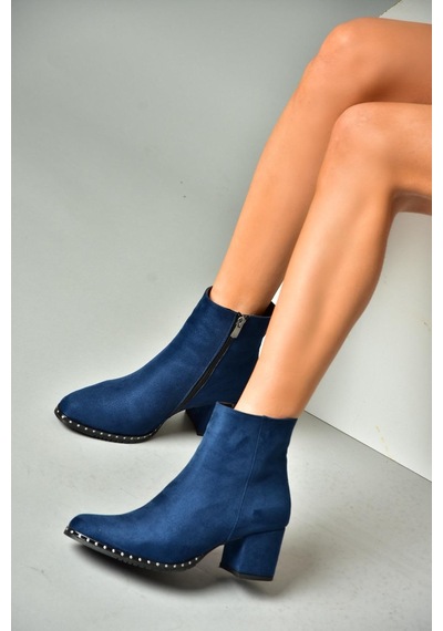 Fox Shoes Lacivert Kadın Bot C654013302