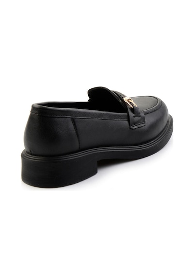 Bambi Siyah Kadın Loafer Ayakkabı K01714130009 Siyah
