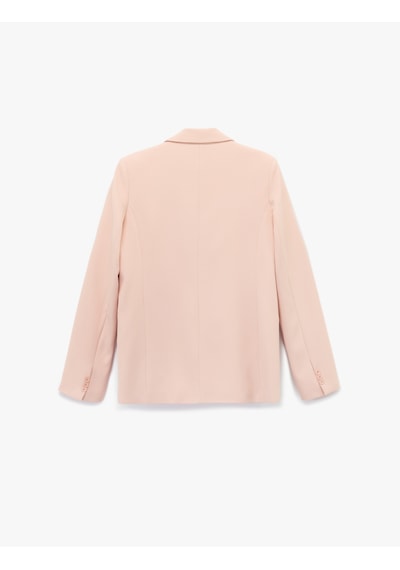 Koton Kruvaze Uzun Kollu Oversize Blazer Ceket Pembe 6wak50047uw Gül Koton Kruvaze Uzun Kollu Oversize Blazer Ceket Pembe 6wak50047uw Gül