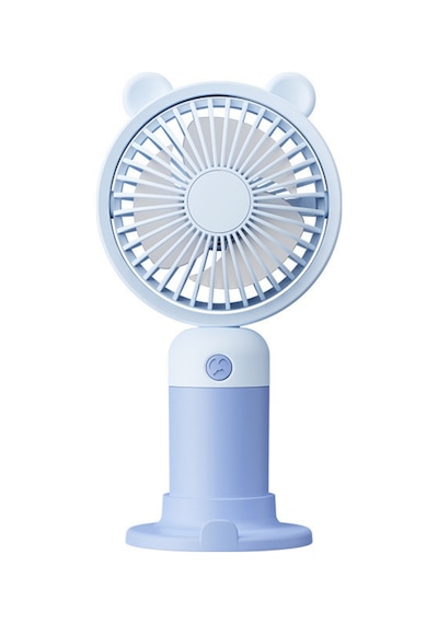 Taşınabililir Mini Usb Şarjlı 3 Kademeli El Masaüstü Vantilatör Fan Soğutucu Ym88216 Mavi