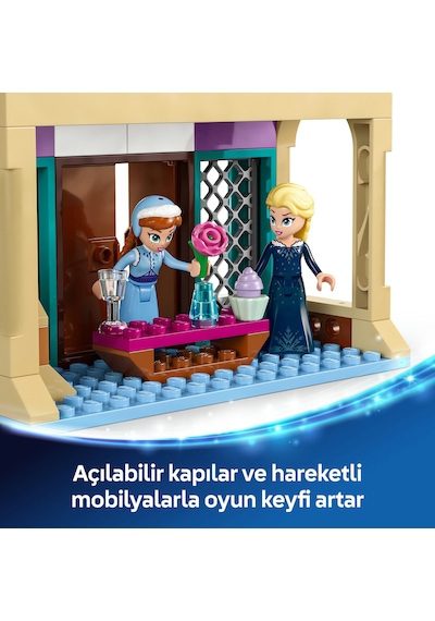 LEGO® ǀ Disney Frozen Arendelle Karlar Ülkesi Şatosu 43265 - 5 Yaş ve Üzeri Prenses Seven Çocuklar için Yaratıcı Oyuncak Yapım Seti (177P)