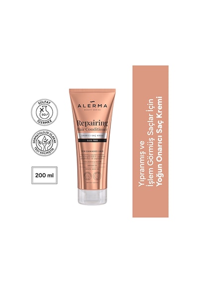 3 Adet Alerma Onarıcı Saç Kremi 200 Ml