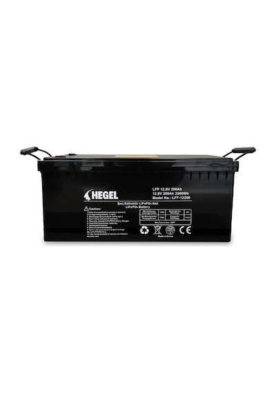 Hegel Lifepo4 Lityum Akü 12.8v 200ah